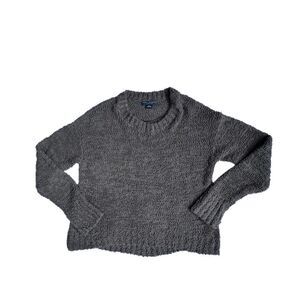 Social Standard Brown Green Chunky Sweater Pullover SZ M